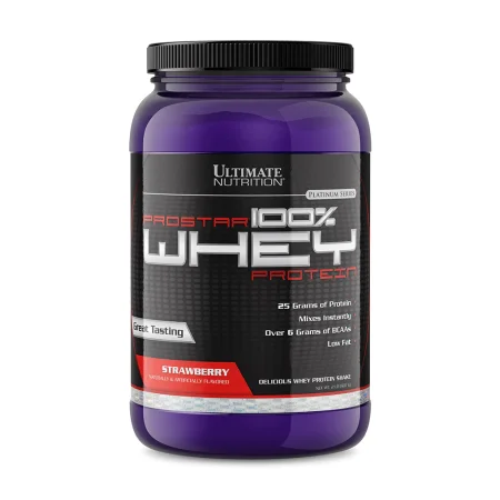 Prostar 100% Whey Fraise - 0.9 Kg - Ultimate Nutrition||Proteine