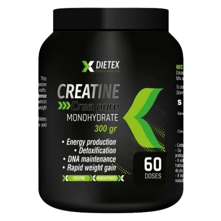 Creatine Creapure Monohydrate - 300 Gr - Dietex||Creatine