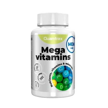 Mega Vitamins for Men - 60 Capsules - Quamtrax||Vitamines - Mineraux