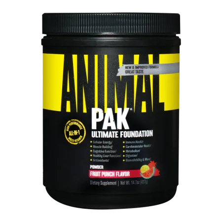 Animal Pak Powder - 60 Servings - Universal Nutrition||Vitamines - Mineraux