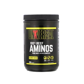 100% Beef Aminos - 200 Comprimés - UNIVERSAL NUTRITION