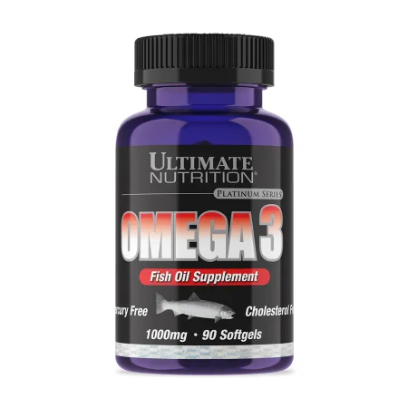 Omega 3 - 90 Gélules - Ultimate Nutrition||Acides Gras