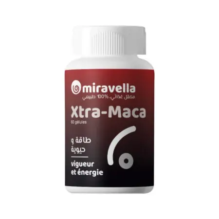 Xtra-Maca - 60 Gélules - Miravella||Booster D'hormone