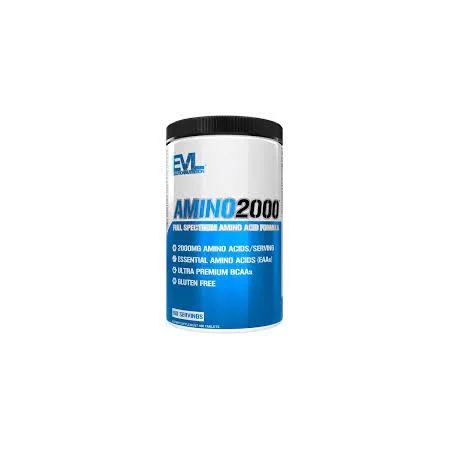 Amino 2000 - 480 Capsules - Evlution Nutrition|EVLUTION NUTRITION|Acides Amines