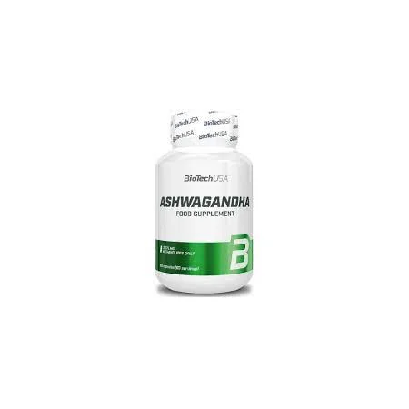 Ashwagandha - 60 Gélules - BiotechUsa||Booster D'hormone