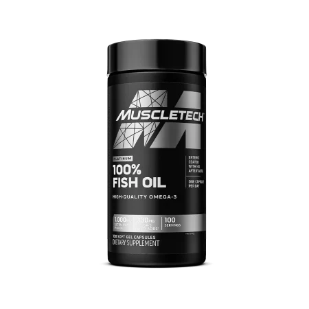 Platinum 100% Omega Fish Oil - 100 Caps - MUSCLETECH | MuscleTech | Acides Gras - Strong Nutrition Tunisia