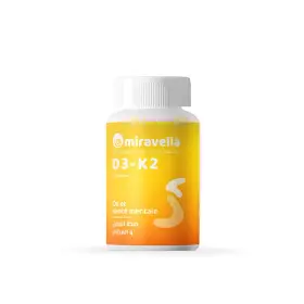 Vitamine D3 K2 - 30 Gélules - Miravella