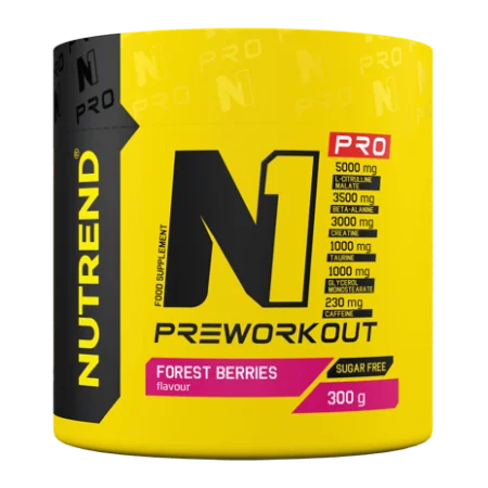 N1 Pro PreWorkout - 300 Gr - Nutrend||Pre-Workout