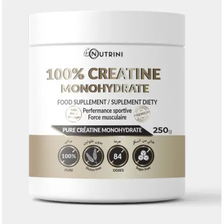 100% Creatine Monhydrate - 250 Gr - Lhs Nutrition||Creatine