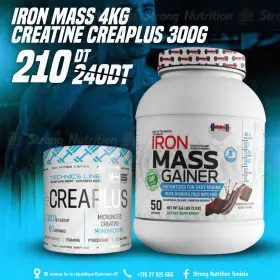 Pack Crea plus 300 Gr Ihs + Iron Mass 3 Kg Ironlab