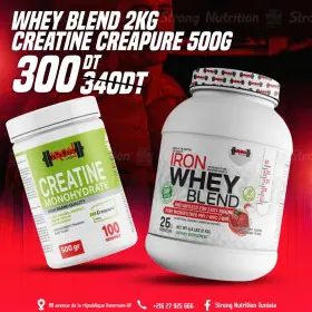 Pack Whey Blend 2 Kg Ironlab + Creapure 500 Gr Ironlab