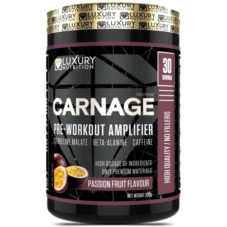 Carnage PreWorkout - 300 Gr - Luxury Nutrition|Luxury Nutrition|Pre-Workout