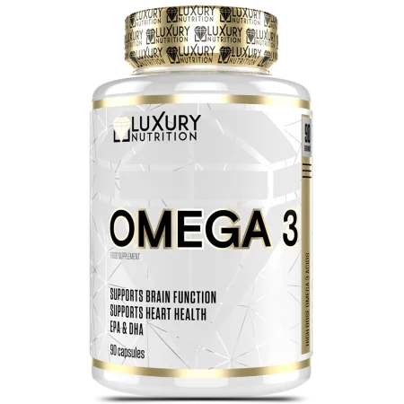 Omega 3 - 90 Gelulles - Luxury Nutrition|Luxury Nutrition|Acides Gras