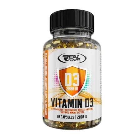 D3 4000 IU - 60 Capsules - Real Pharm|Real Pharm|Vitamines - Mineraux