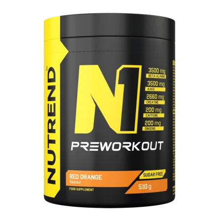 N1 PreWorkout - 510 Gr - Nutrend | Nutrend | Pre-Workout - Strong Nutrition Tunisia