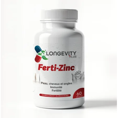 Ferti-Zinc - 60 Capsules - Longevity Plus | LONGEVITY PLUS | Vitamines - Mineraux - Strong Nutrition Tunisia