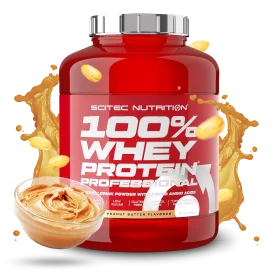 100% Whey Protein Professional – 2,35 kg – Scitec Nutrition – Beurre de Cacahuète