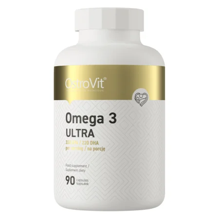 Omega 3 Ultra - 90 Gelulles - Ostrovit | OstroVit | Acides Gras - Strong Nutrition Tunisia