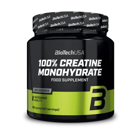 100% Micronized Creatine Monohydrate - 500 Gr - BiotechUsa | BioTechUSA | Creatine - Strong Nutrition Tunisia