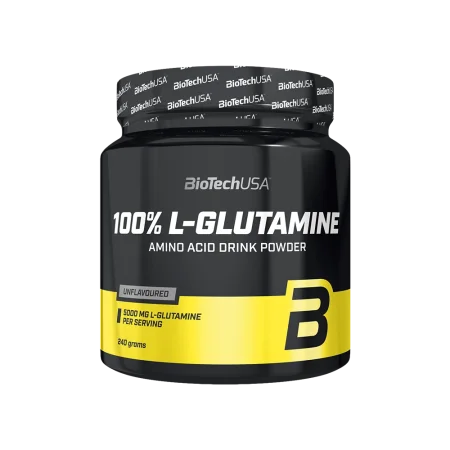 Glutamine - 240 Gr - BiotechUsa | BioTechUSA | Acides Amines - Strong Nutrition Tunisia