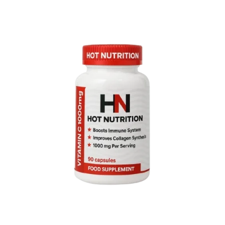 Vitamin C 1000 - 90 Capsules - Hot Nutrition | Hot Nutrition | Vitamines - Mineraux - Strong Nutrition Tunisia