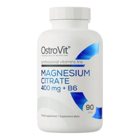 Magnesium Citrate 400 mg + B6 - 90 Tablets - Ostrovit