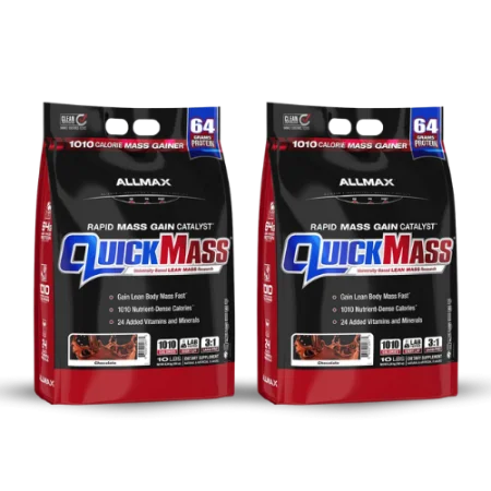 Pack Promo 2 x QuickMass - 4.54 Kg - AllMax Nutrition | | Gainer - Strong Nutrition Tunisia
