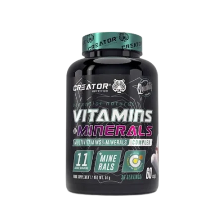 Vitamins + Minerals - 60 Capsules - Creator Nutrition | Creator Nutrition | Vitamines - Mineraux - Strong Nutrition Tunisia