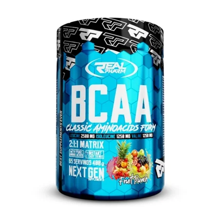 Bcaa 8:1:1 - 400 Gr - Real Pharm | Real Pharm | Acides Amines - Strong Nutrition Tunisia