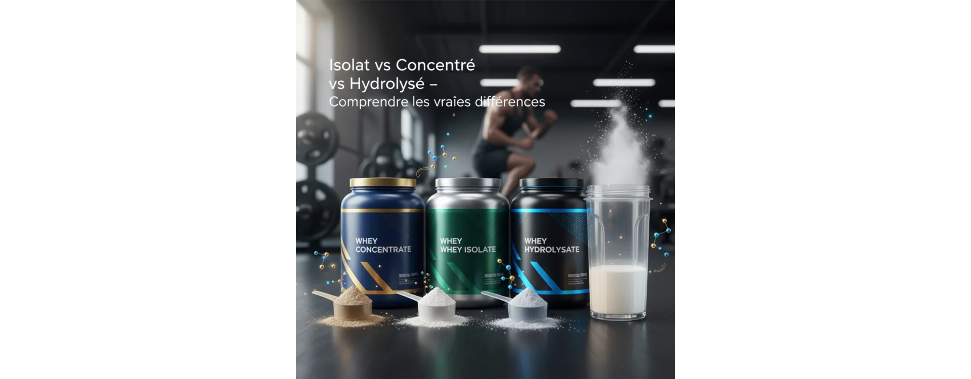 La Véritable Différence entre Isolat, Concentré et Hydrolysé : Quelle Whey Choisir pour Construire du Muscle ? La Véritable Différence entre Isolat, Concentré et Hydrolysé : Quelle Whey Choisir pour Construire du Muscle ?