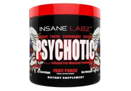 Psychotic Pre-Workout – 35 Servings – Insane Labz : L’Explosif Pré-Entraînement pour des Performances Maximales