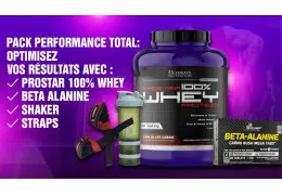 Pack Performance Total : Optimisez vos Résultats avec Prostar 100% Whey, Beta Alanine, Shaker et Straps